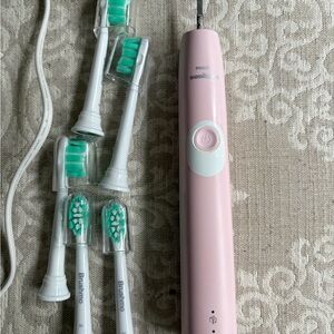 Philips Sonicare Pink Toothbrush with Extra Heads